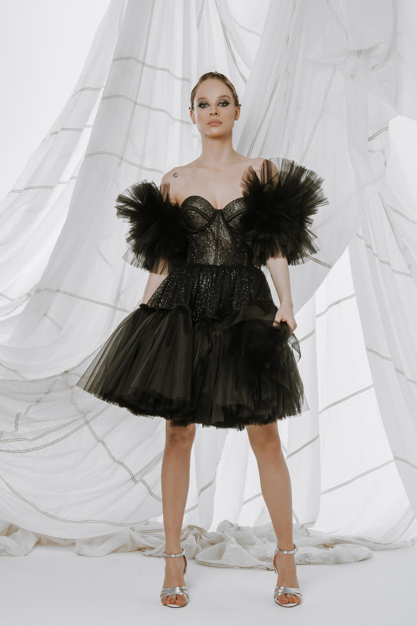 Коктейльное платье FANNA в черном цвете