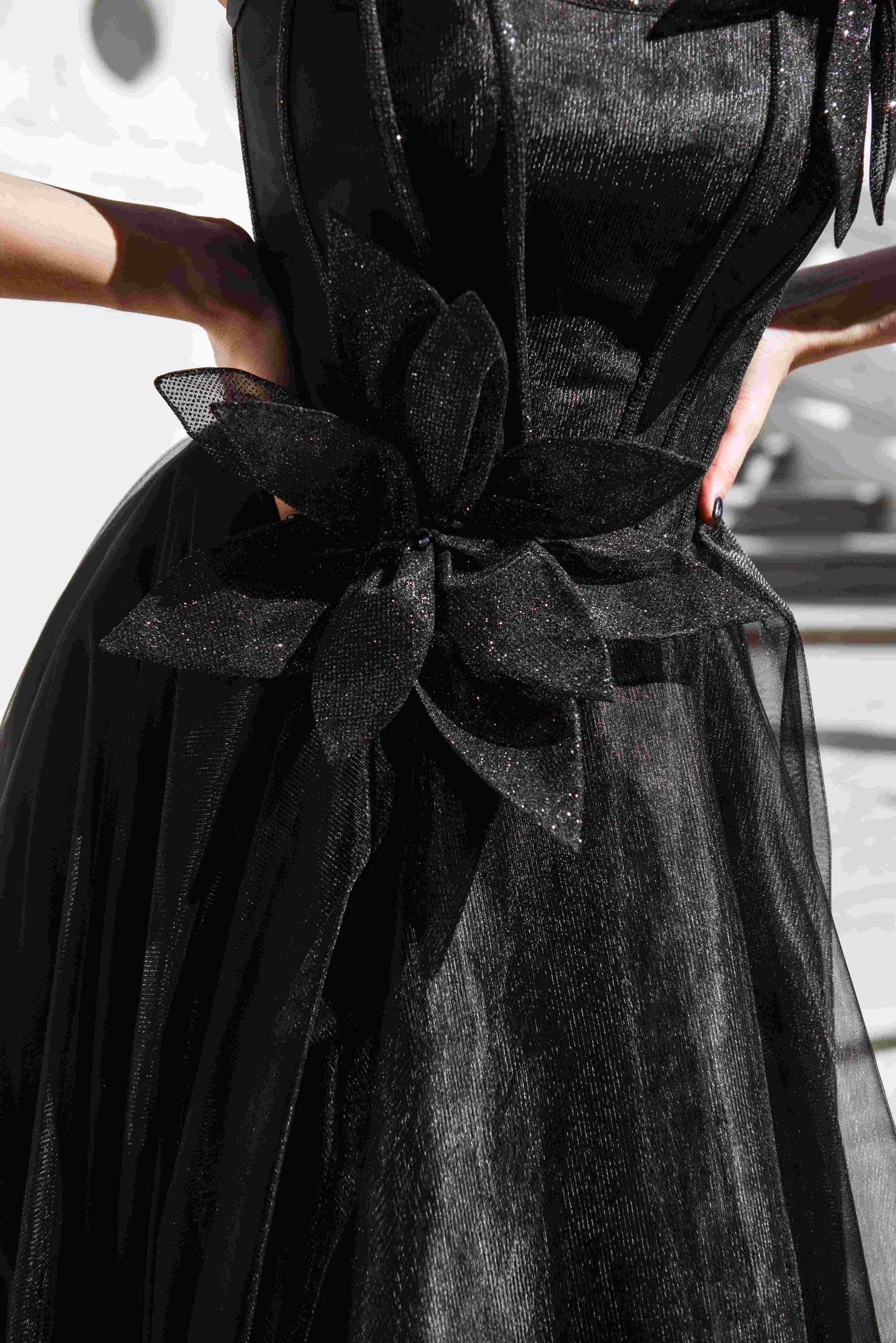 Длинное вечернее платье ASTY в черном цвете