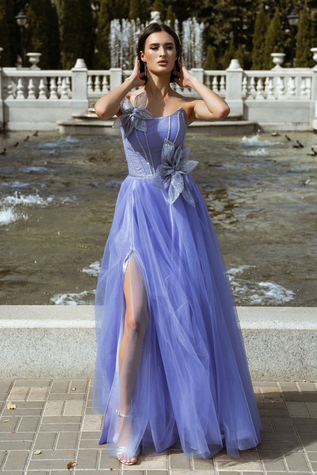 Вечернее платье ASTY в лавандовом цвете