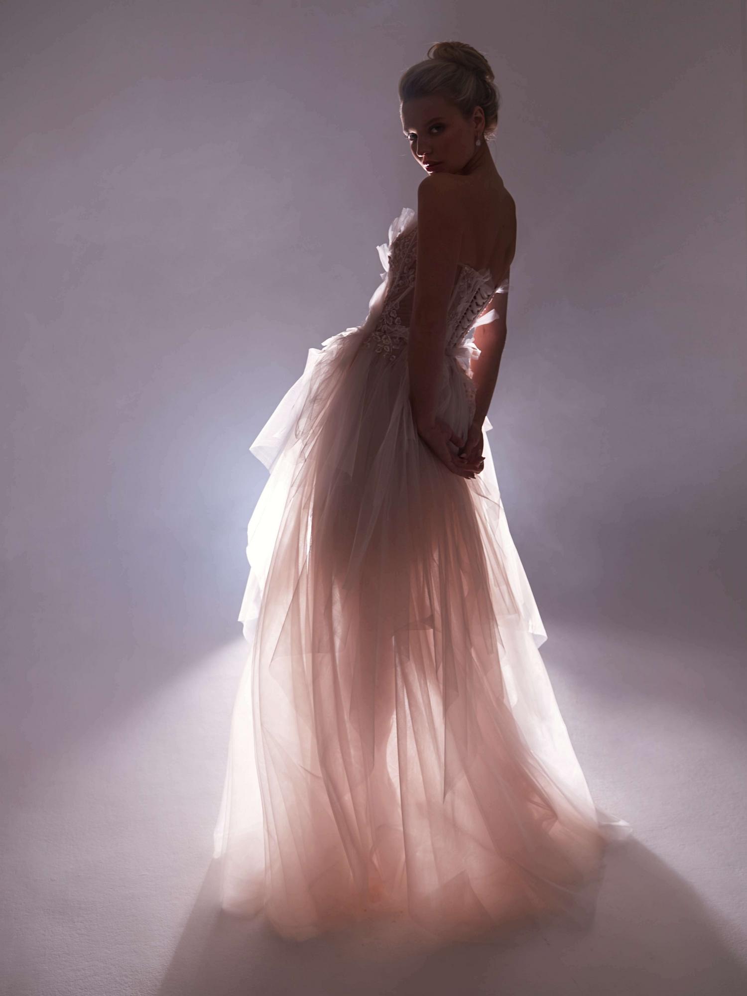 Вечернее платье LIMANA  в пудровом оттенке