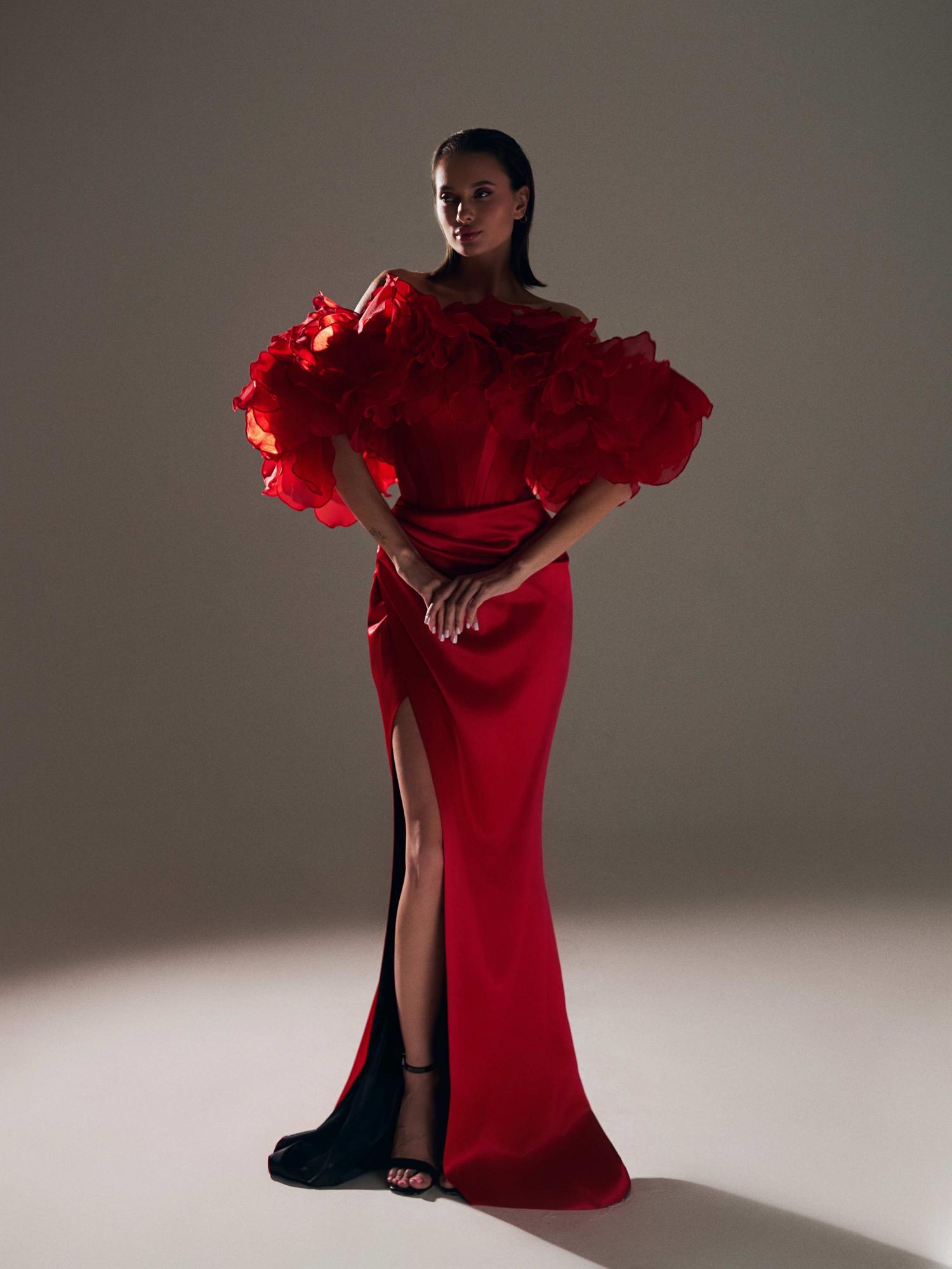 Вечернее платье IMANI  в красном