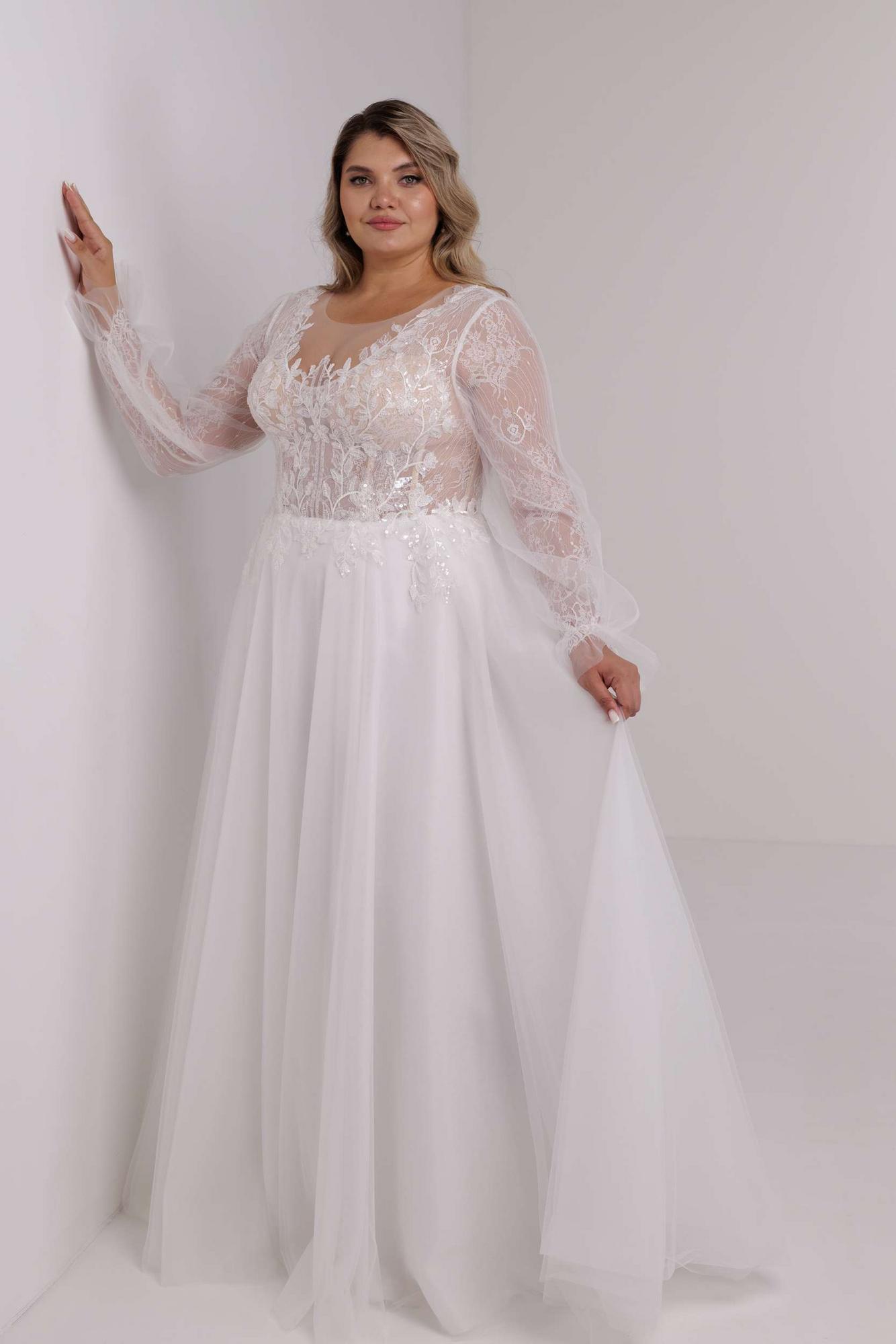 Свадебное платье SELENA с рукавом