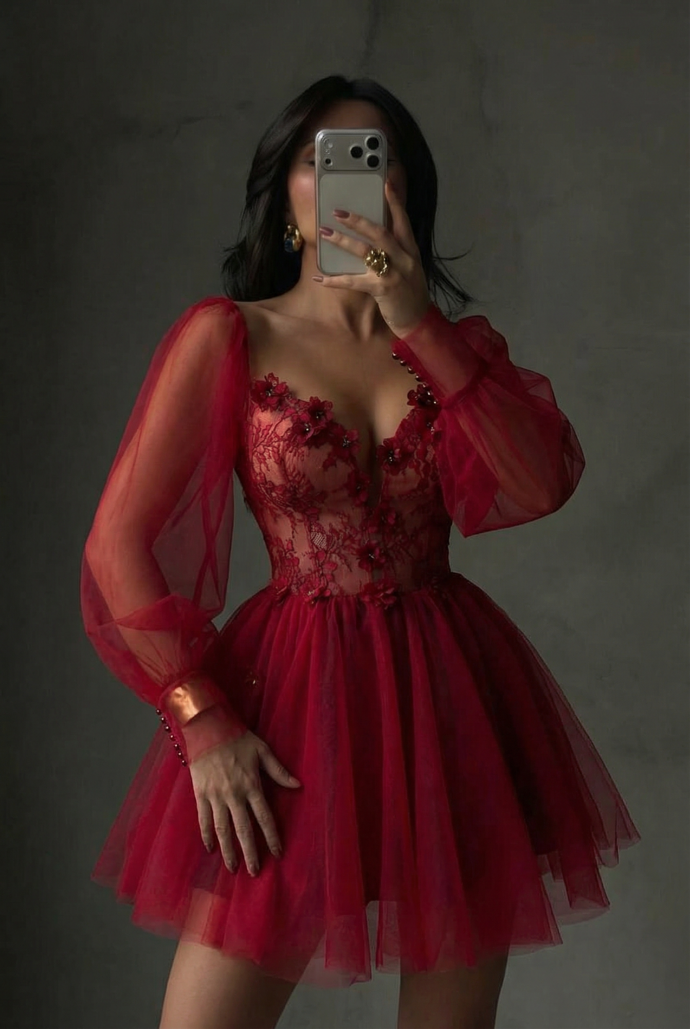 БОННИ   винно-красный