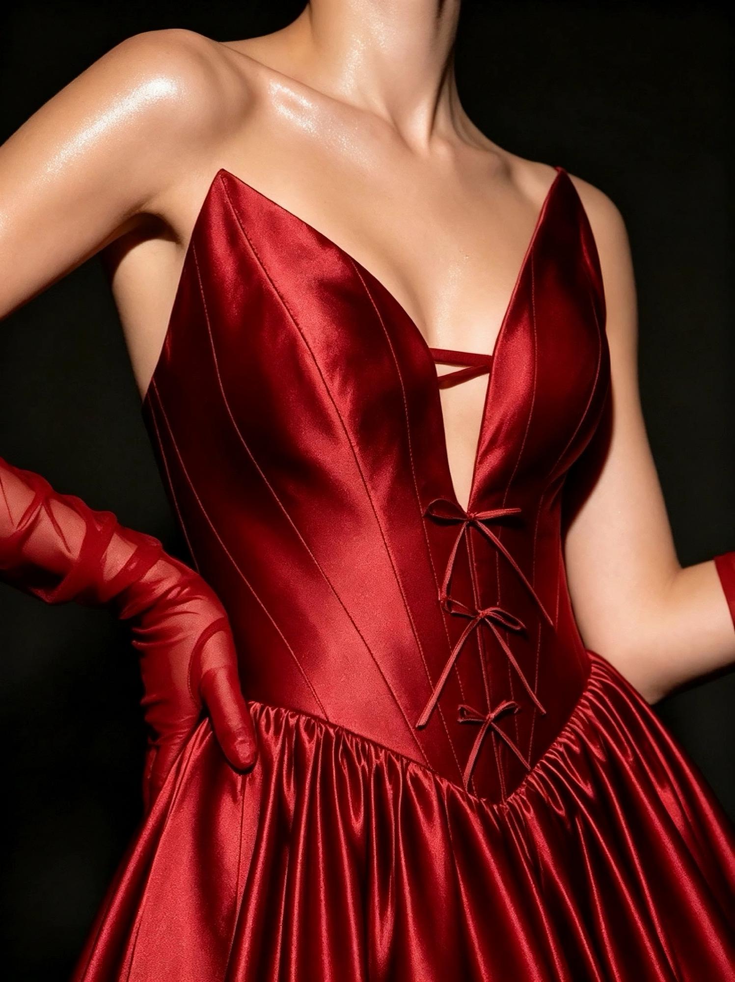 Платье KAILEE  в винном