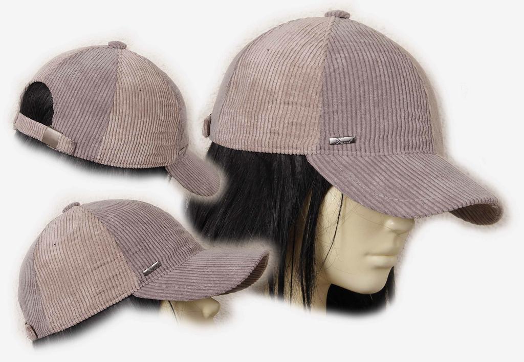 бейсболка женская вельвет цветной