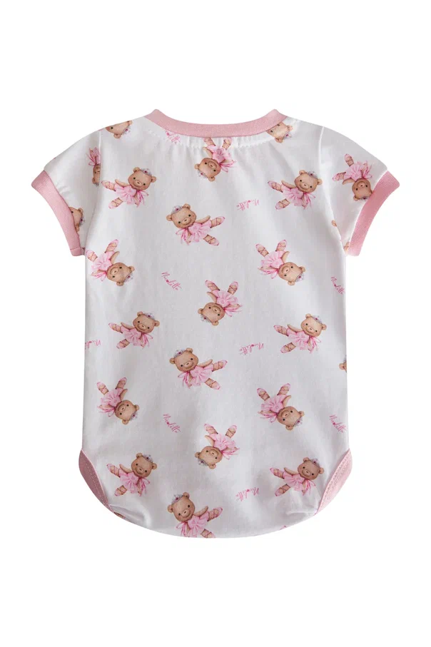 Боди футболка «Мишка балерина»