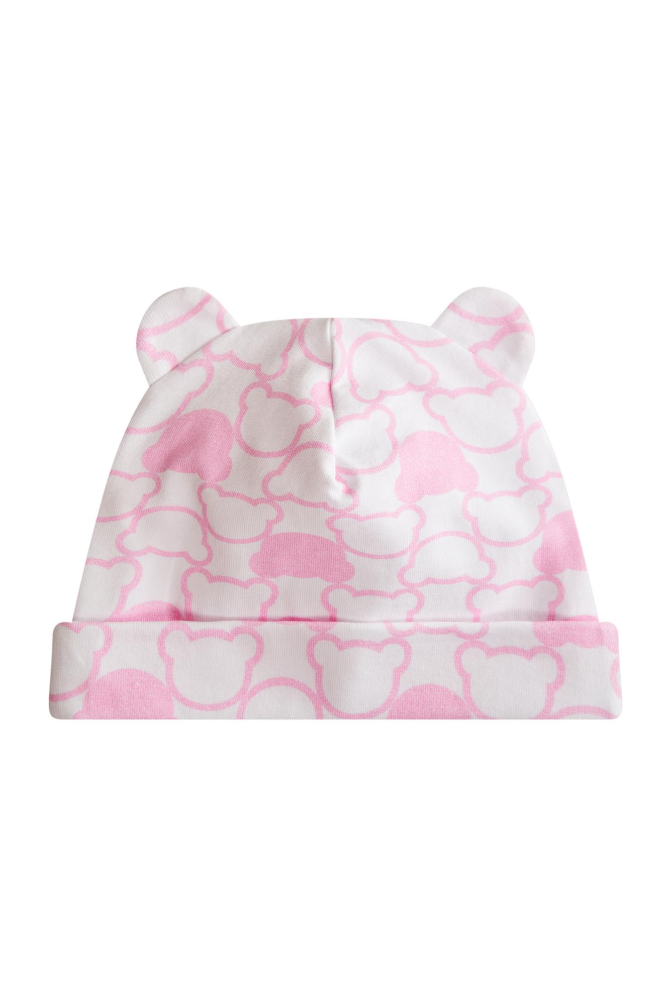 Шапочка «Тедди», розовая