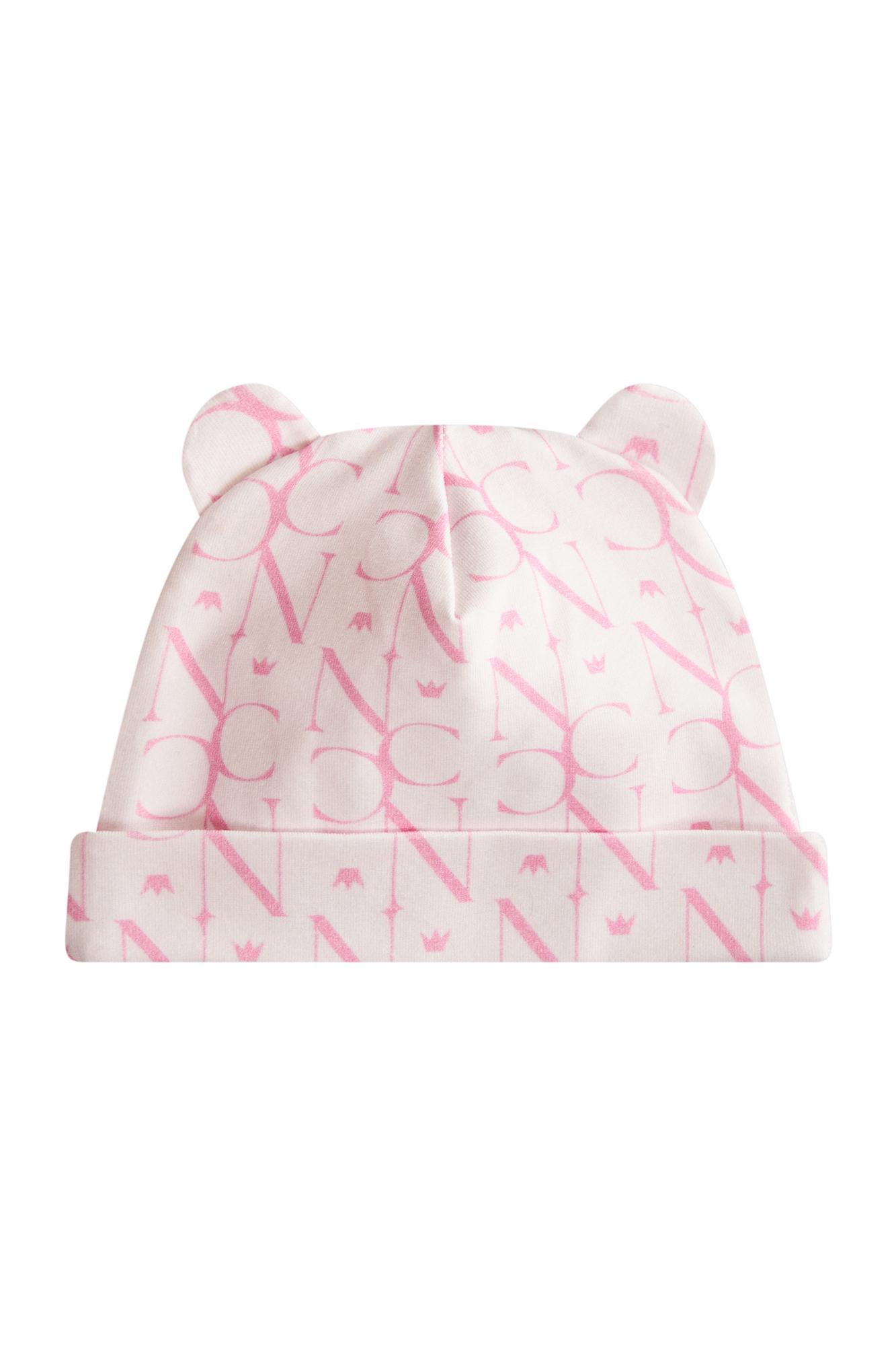 Шапочка «NicLetta», розовые буквы