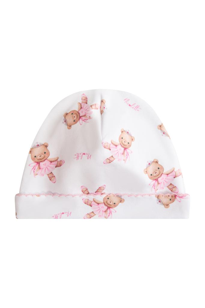 Шапочка с опиковкой «Мишка Балерина»