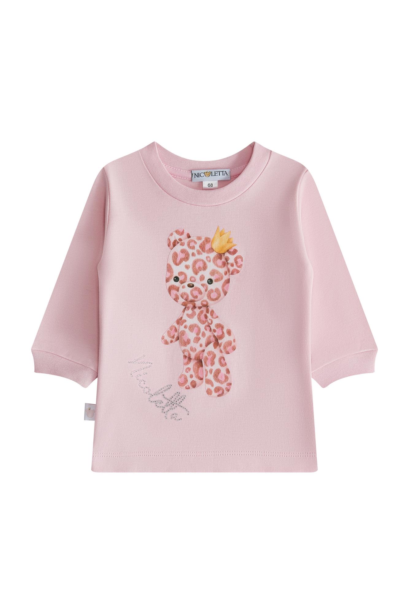 Лонгслив «Мишка-леопард»