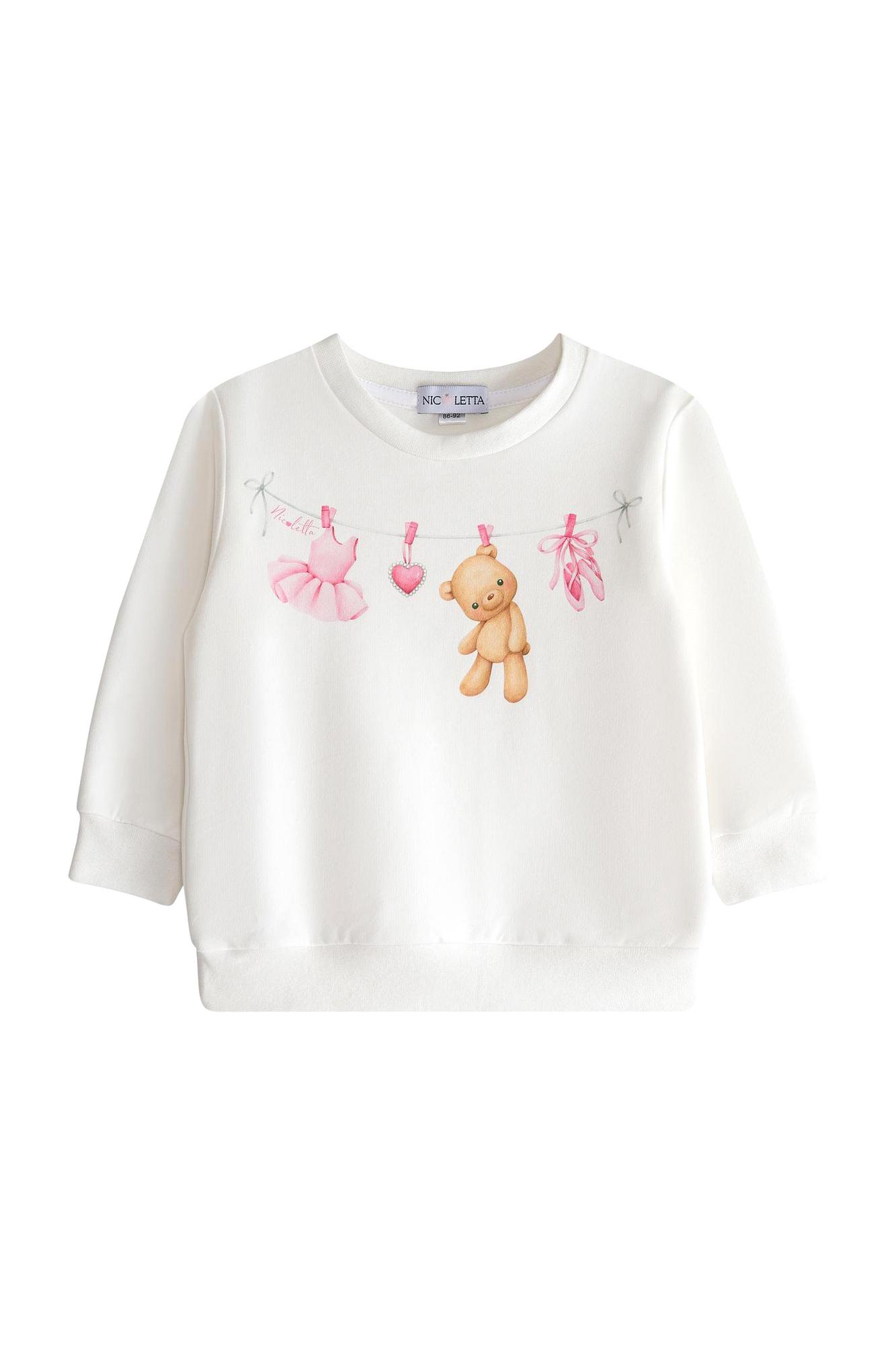 Свитшот «Веревочка с платьем и пуантами»