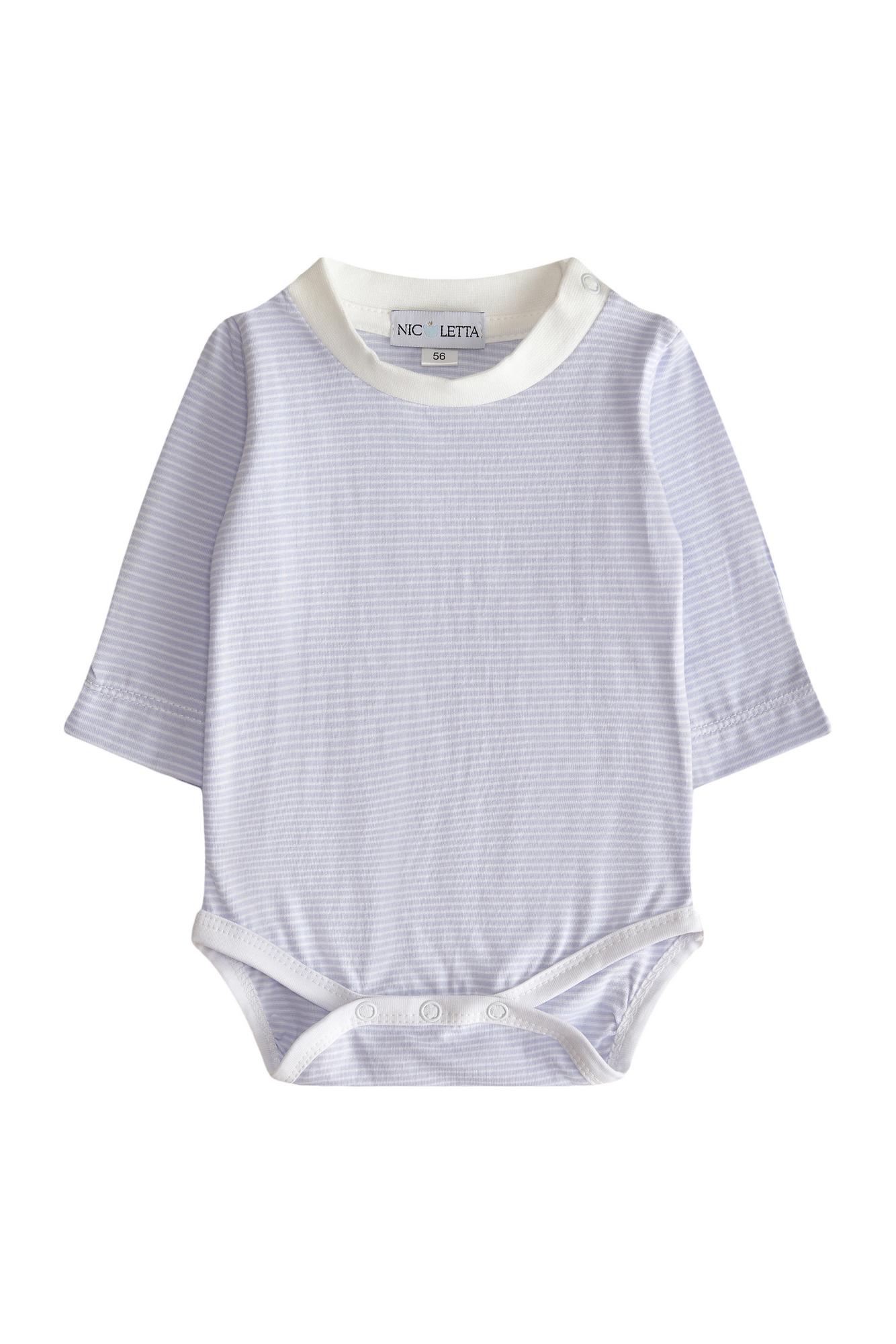 Боди-лонгслив в полоску