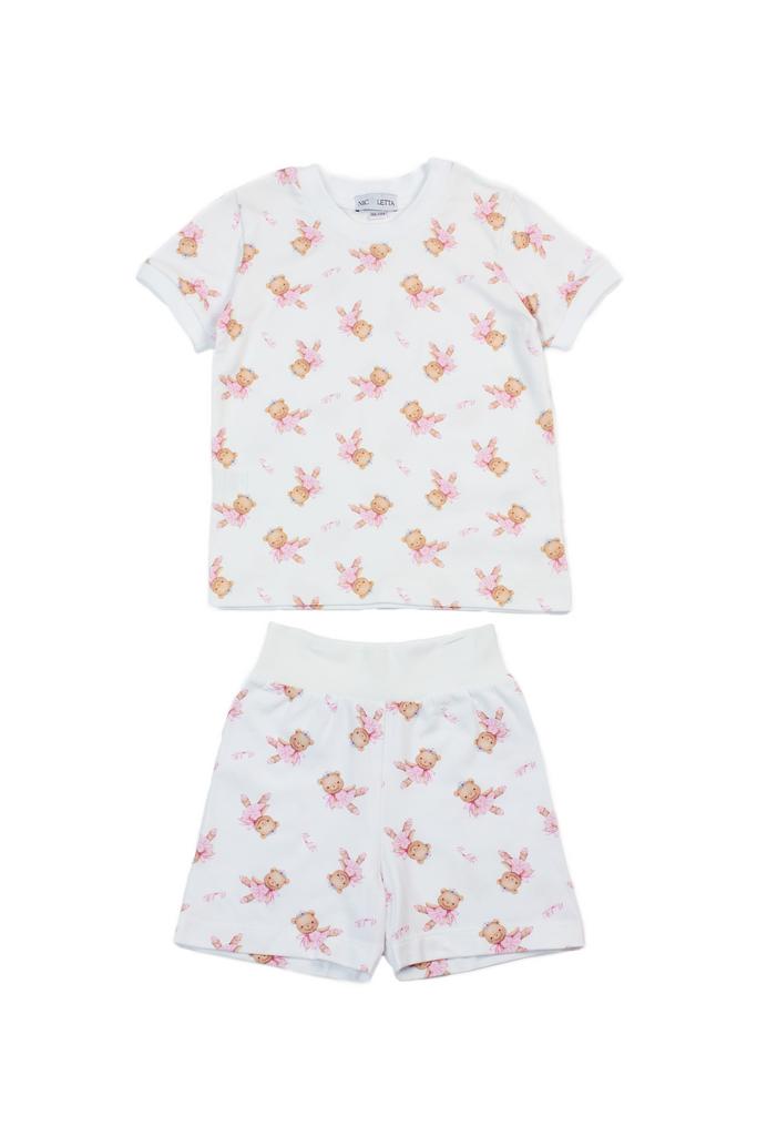 Пижама «Мишка балерина» (шорты и футболка)