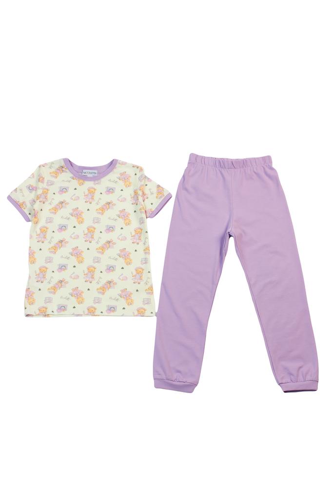 Пижама «Мишки с фиолетовыми сумочками»