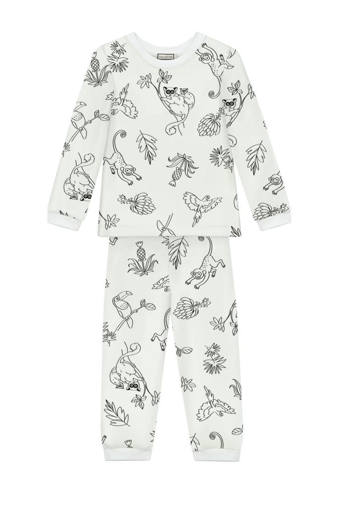 Пижама-раскраска «Джунгли» (штаны и лонгслив)