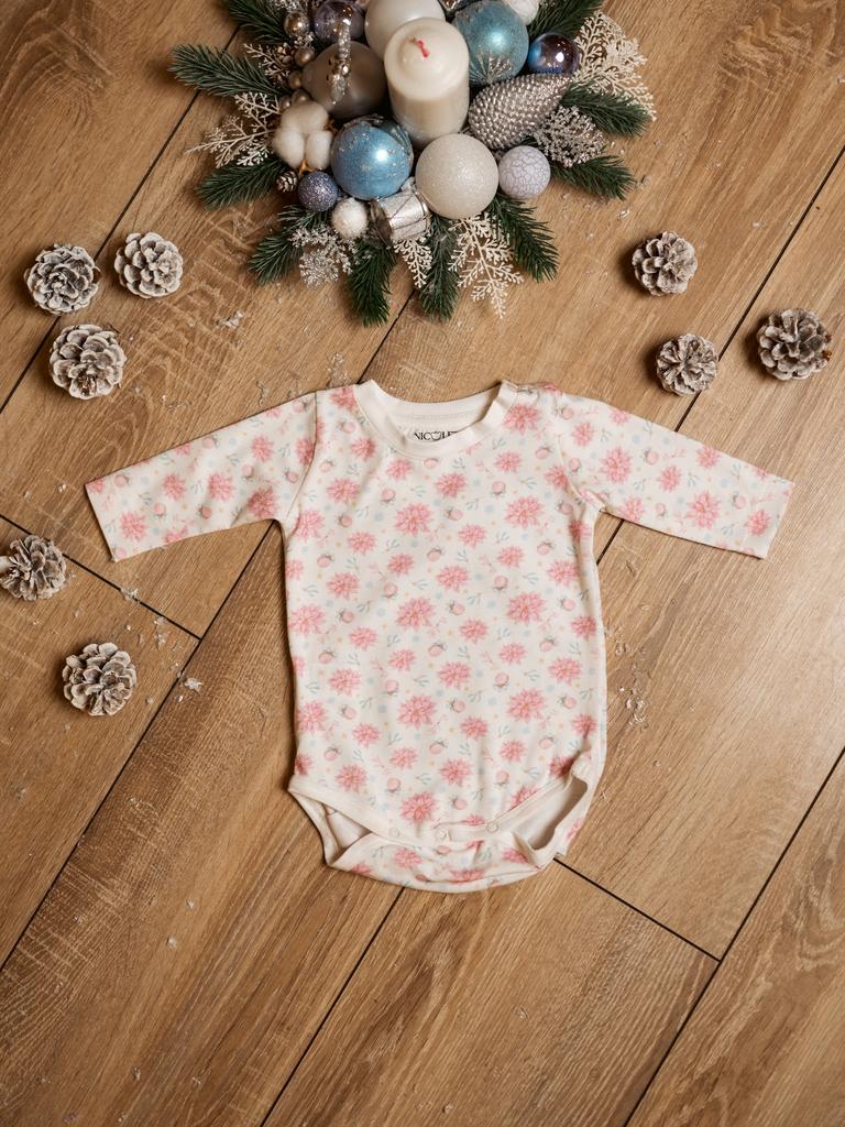 Боди «Зимний цветок»