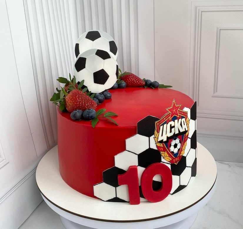 торт футбольный