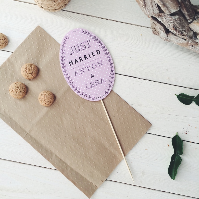 Свадебный топпер