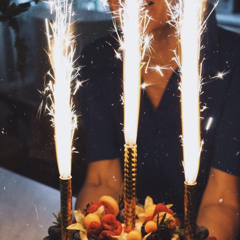 Фейерверки для торта