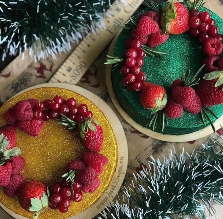 Торт с блёстсками