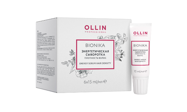 Ollin BioNika Hair Density Энергетическая сыворотка "Плотность волос" 6х15 мл