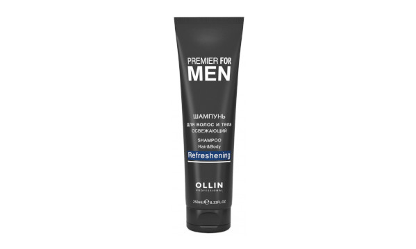 Ollin Premier For Men Hair and Body Refreshening Шампунь