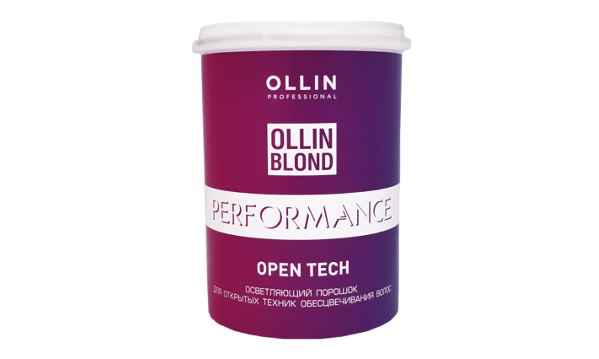 Ollin Performance Open Tech Осветляющий порошок для открытых техник обесцвечивания волос 500 г