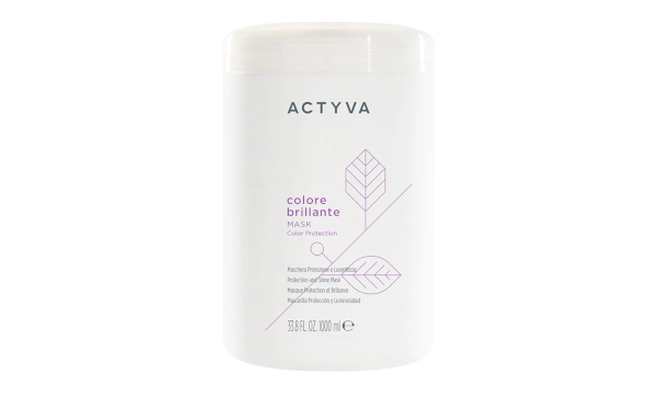 Kemon Actyva Colore Brillante Крем-маска для защиты цвета и блеска окрашенных волос 1000 мл