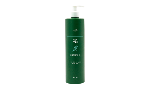 Laros Beauty Green Label Tea Tree Тонизирующий шампунь 500 мл