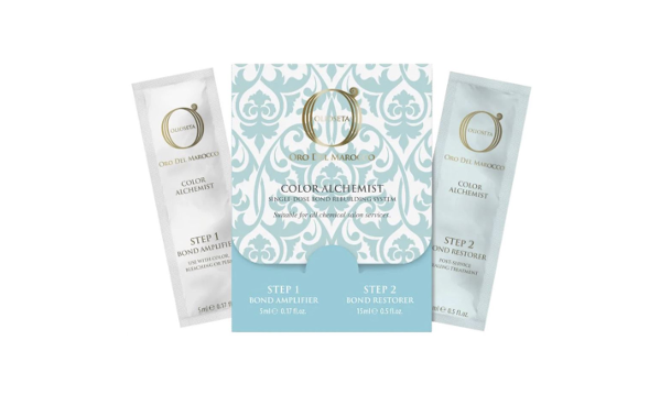 Barex Olioseta Oro del Marocco Color Alchemist Профессиональная двухступенчатая система 18 шт. x (5 мл + 15 мл)