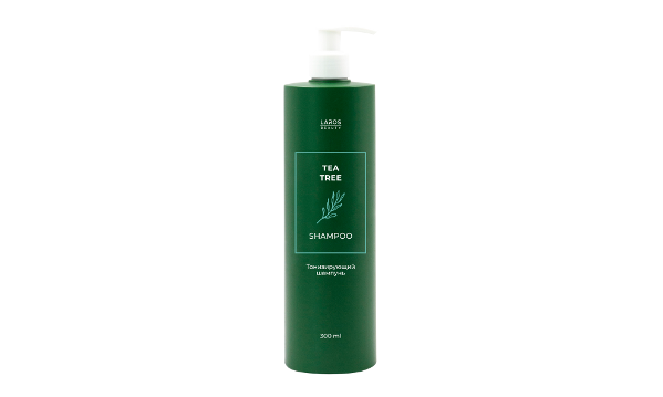 Laros Beauty Green Label Tea Tree Тонизирующий шампунь 300 мл