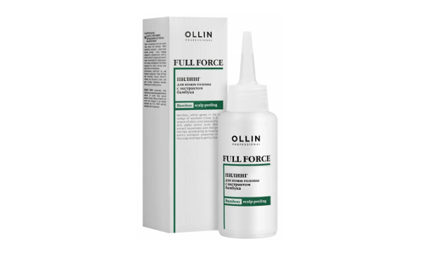 Ollin Full Force Scalp Peeling Пилинг для кожи головы с экстрактом бамбука 80 мл