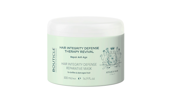 Bouticle Integrity Defense Укрепляющая восстанавливающая маска для истонченных, хрупких и поврежденных волос 500 мл
