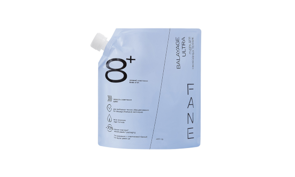 Fane Beauty Balayage Ultra 8+ Пудра для обесцвечивания волос, для свободных техник (балаяж) 400 г