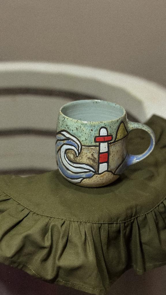 Кружка Маяк и Волны
