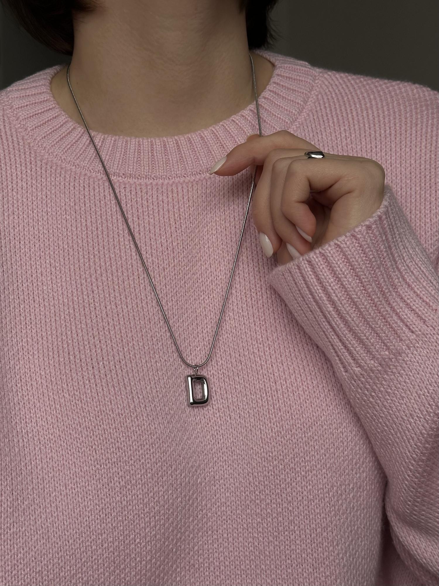 Подвеска буква на цепочке