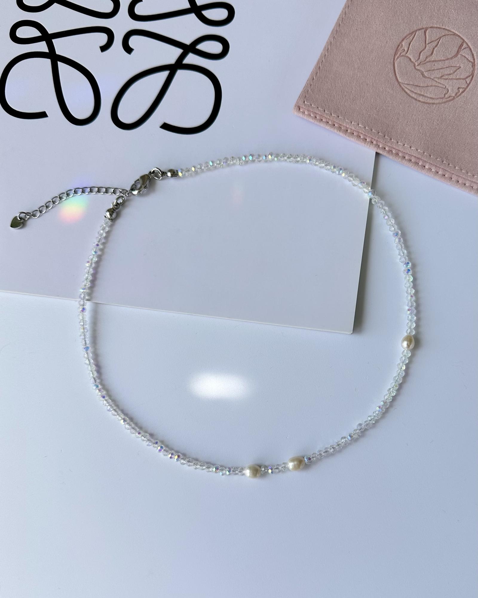 Чокер с натуральным жемчугом базовый