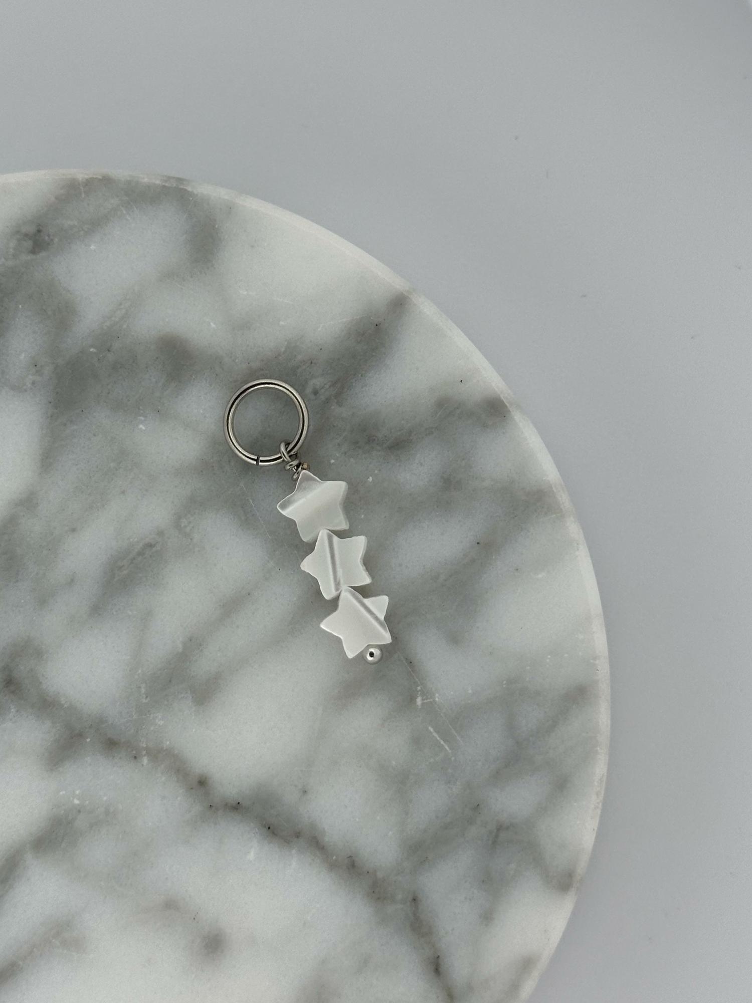 Подвеска Звезды перламутр