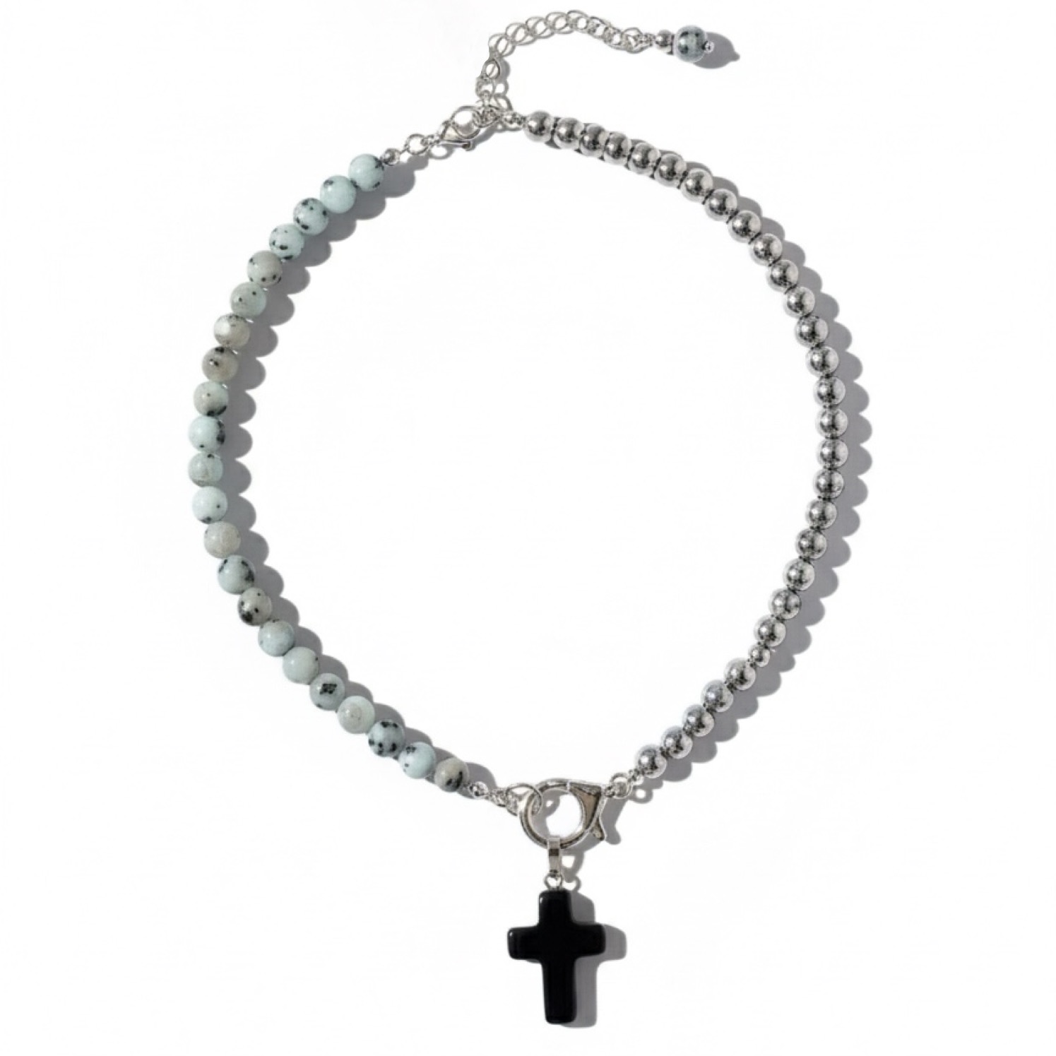 Колье-трансформер "Black drop"