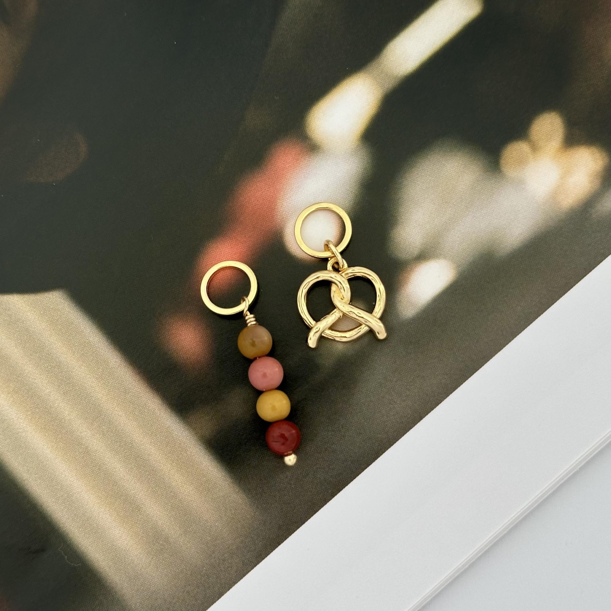 Набор подвесок на серьги конго «Крендель»