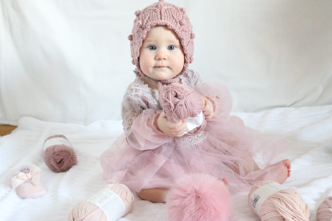 Описание вязания Чепчик "Melody"