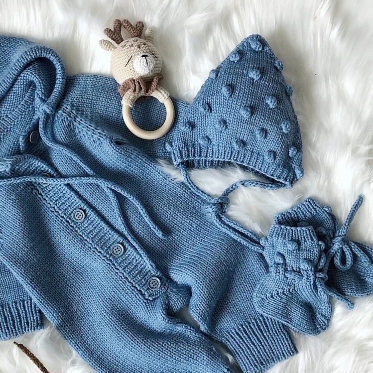 КОМБО МК шапочка "Горошки" + "Носочки Горошки"