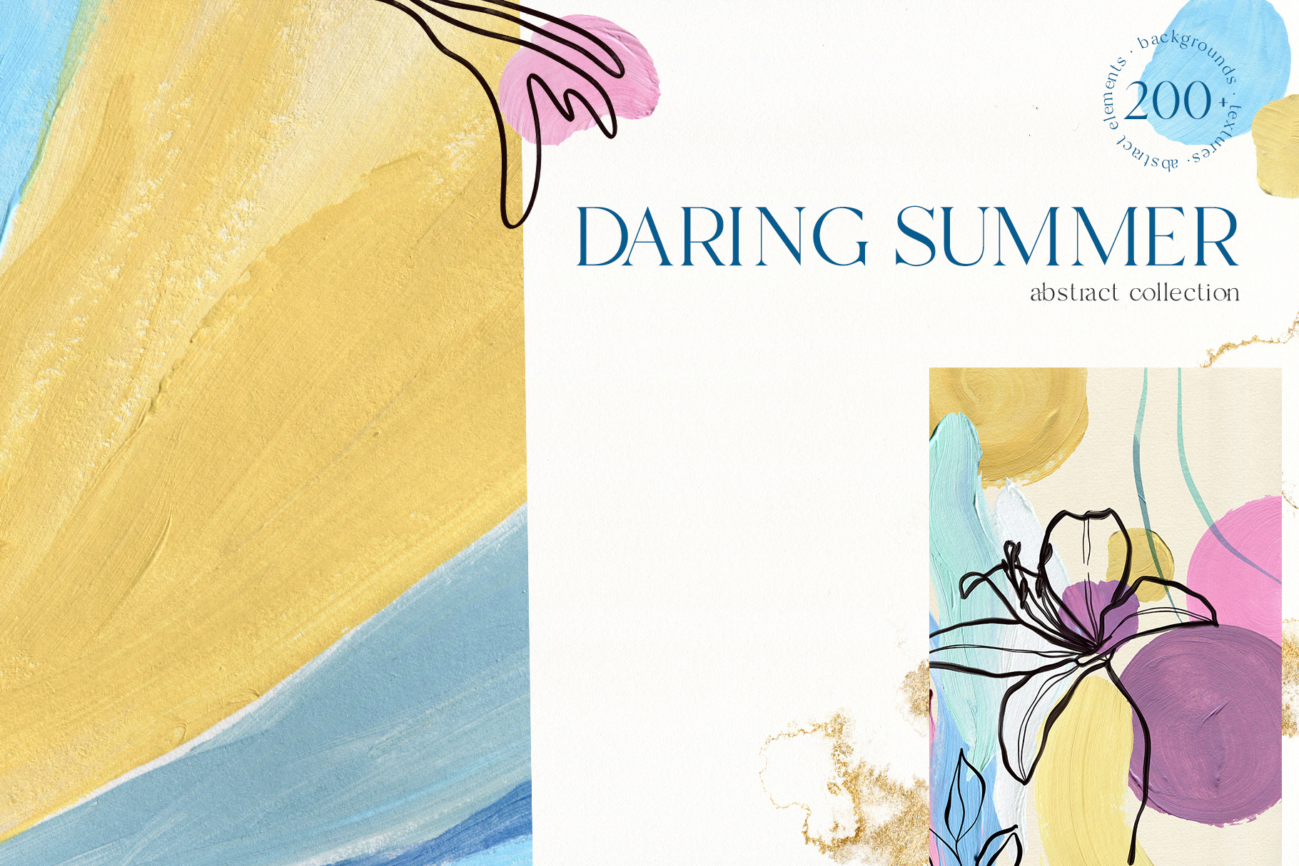 Daring summer abstract background textures