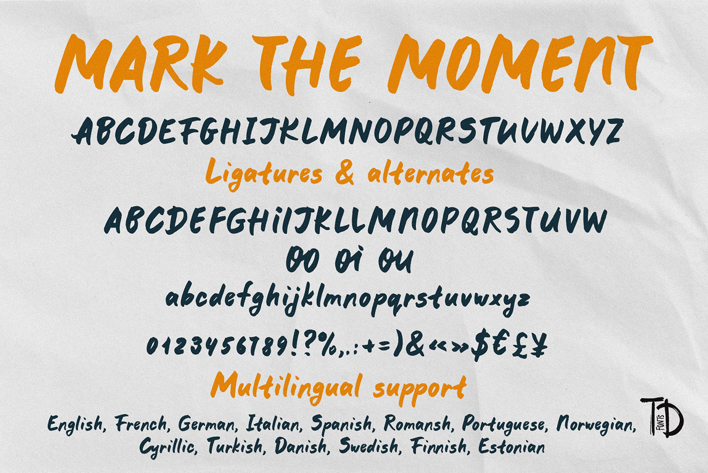 Mark the Moment – Handwritten Marker Font with a Bold Personality