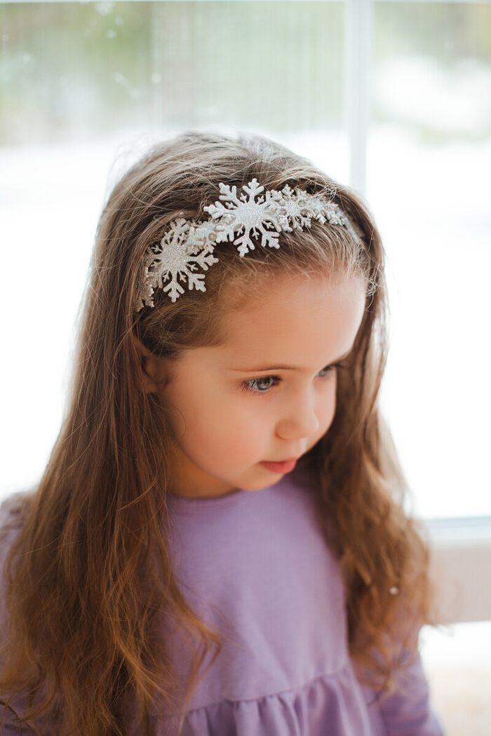 Ободок снежинки