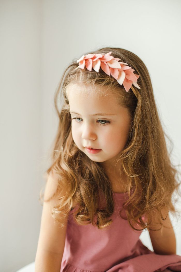 Повязка на голову листики