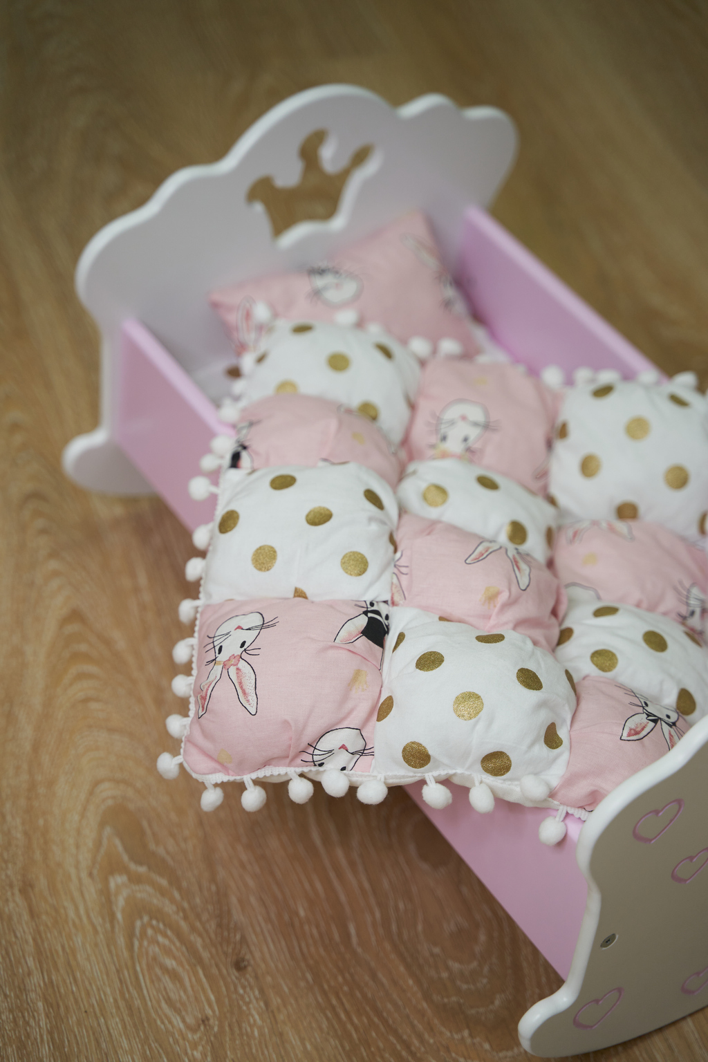Кроватка для кукол, облачко