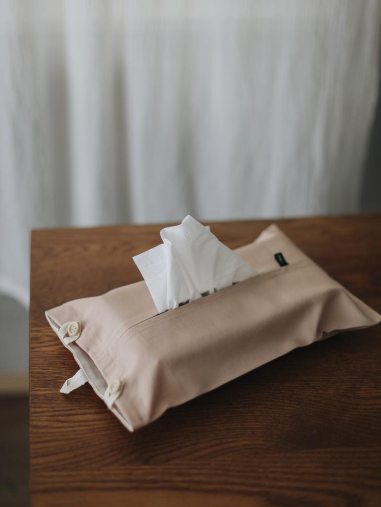 Салфетница пудровая из плотного хлопка