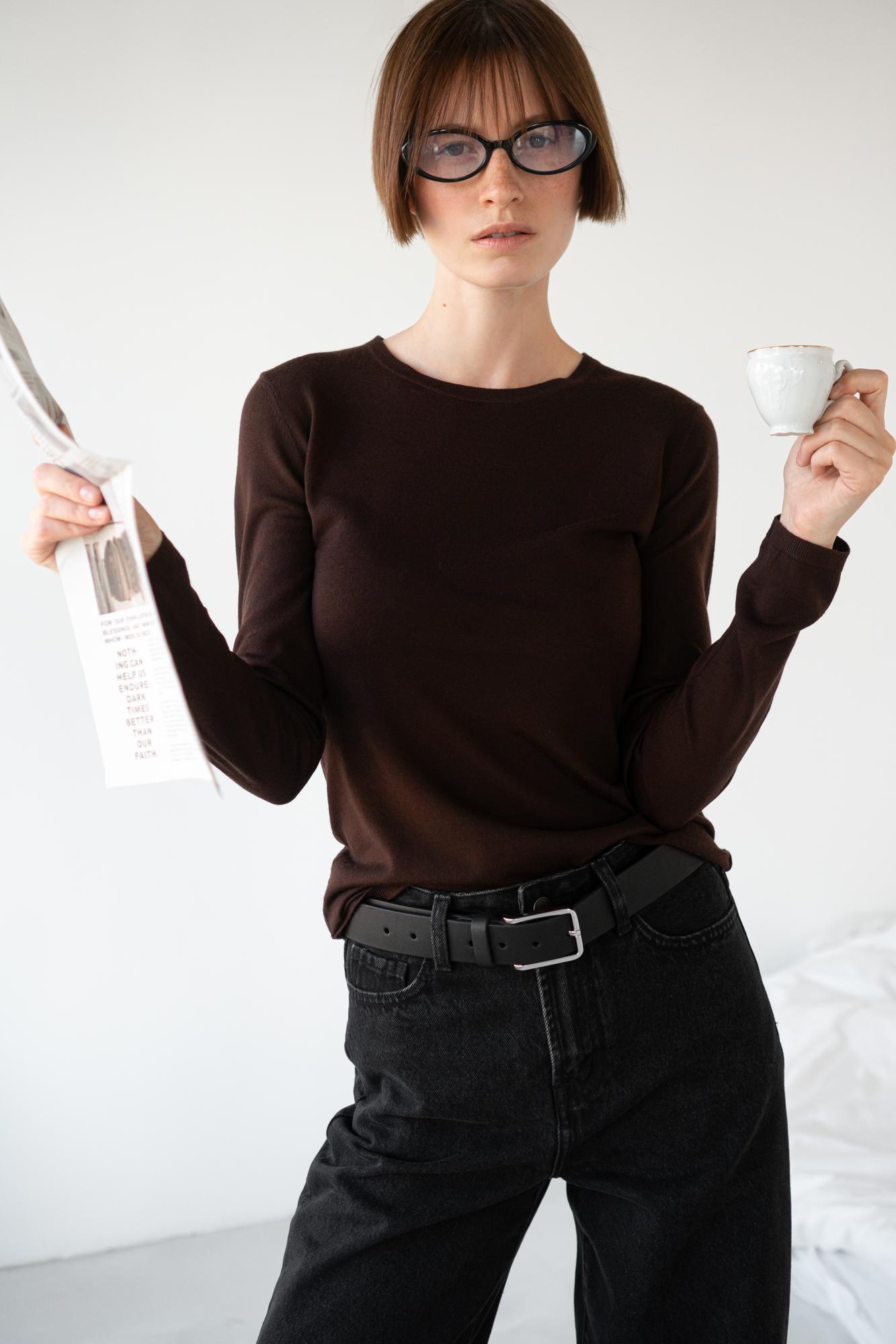 Лонгслив BASE из 100% супер файн мериноса