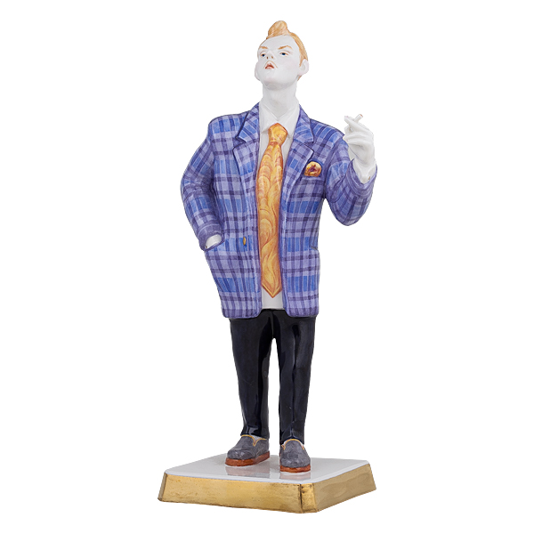 Скульптура "Стиляга". Декорированная.